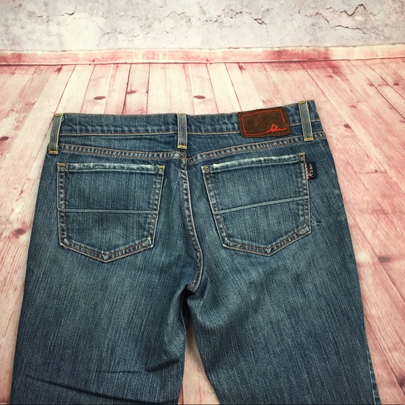 ➡️R U Blue Straight Leg Denim Jean Size 28x28” - Picture 8 of 12